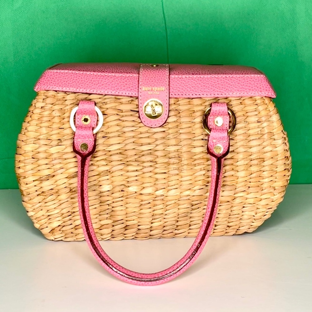 Kate Spade New York Woven Wicker Satchel